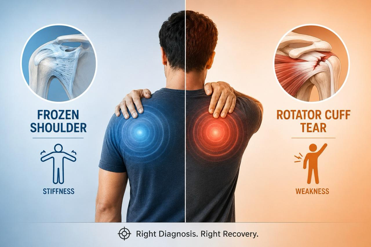 Frozen Shoulder or Rotator Cuff Tear? The Mix-Up That Delays Real Recovery